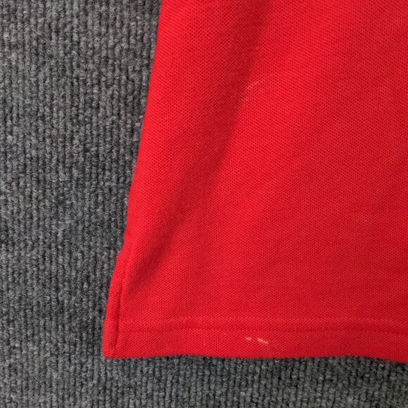 Coca-Cola Mens Uniform Crew Polo Shirt Red Plus Size 26W/28W Short Sleeve - Picture 9 of 13